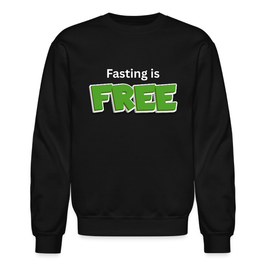 Fasting is Free Sweatshirt - black