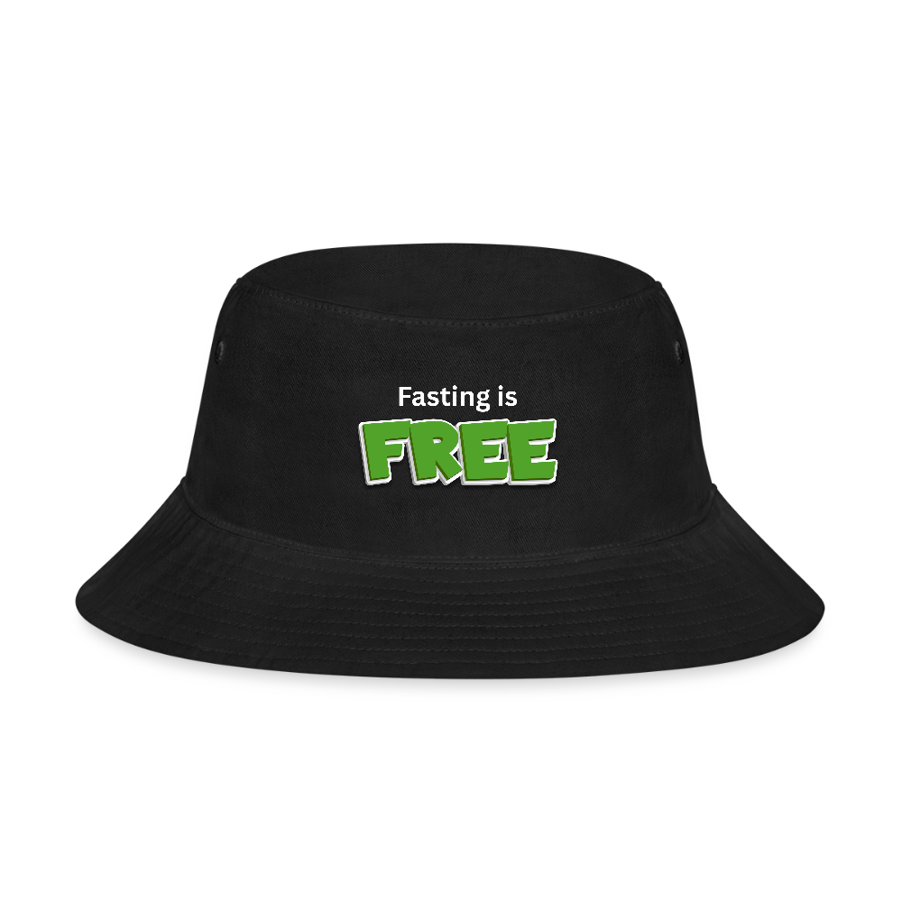 Fasting is Free Bucket Hat - black