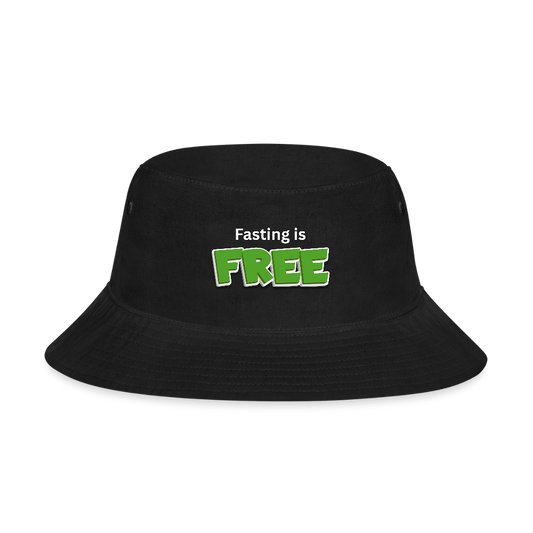 Fasting is Free Bucket Hat - black