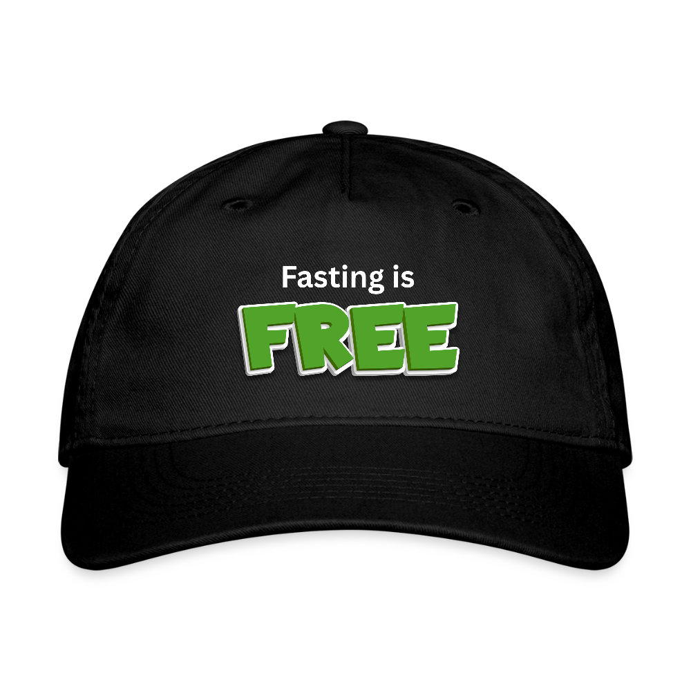 Fasting is Free Baseball Cap - black